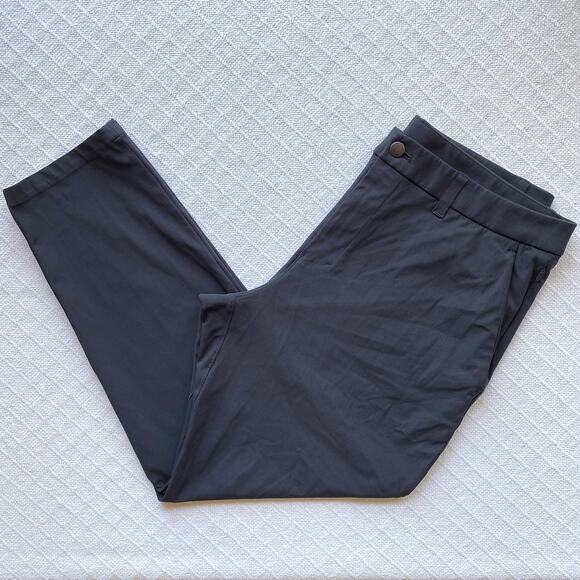 Lululemon Men’s Commission Classic-Fit Pant Gray Warpstreme Stretch W35 x L27.5 - Picture 9 of 12